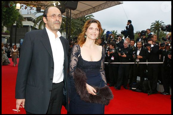 Agnès Jaoui et Jean-Pierre Bacri  au 57e Festival de Cannes en 2004. © BORDE-JACOVIDES / BESTIMAGE