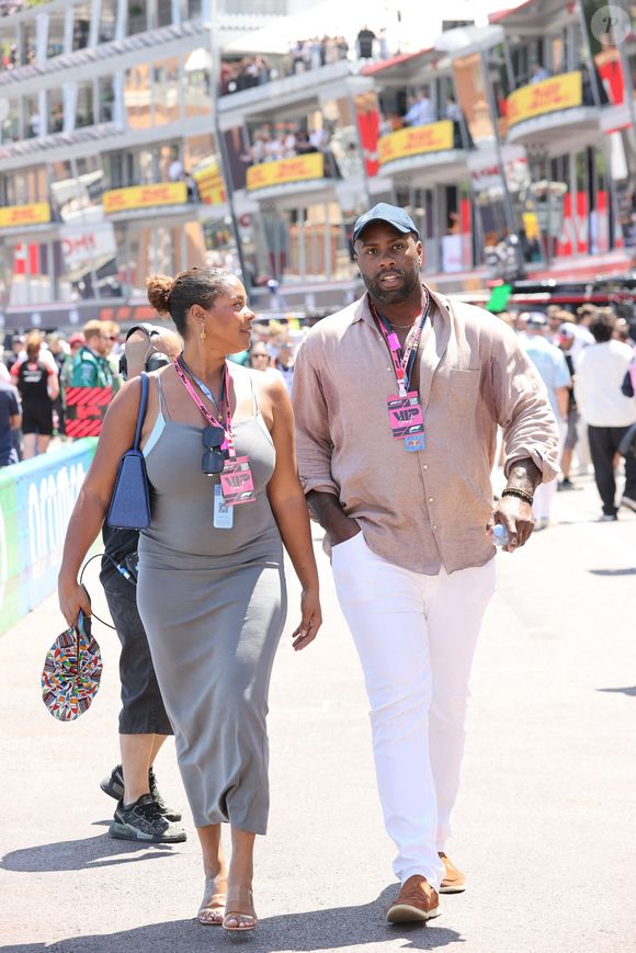Teddy Riner et Luthna Plocus avant le Grand Prix de F1 de Monaco au Circuit de Monaco le 25 mai 2025 à Monte-Carlo, Monaco. Photo by Simon Bridger/SplashNews/ABACAPRESS.COM