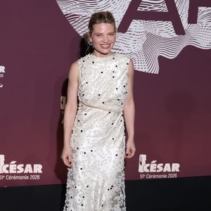 Mélanie Thierry au photocall du dîner de la 51ème cérémonie des César au Fouquet's à Paris, France, le 27 février 2026. © Denis Guignebourg/Bestimage