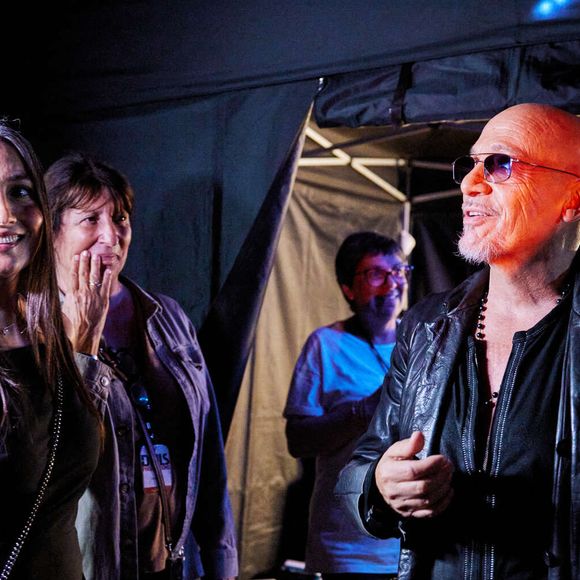 Florent Pagny et sa femme Azucena Caamaño lors de l'enregistrement de l'émission "Avec Florent, tout le monde ELA" à La Seine Musicale à Paris, diffusée le 1er septembre à 21h10 sur TF1.

© Cyril Moreau-Dominique Jacovides / Bestimage