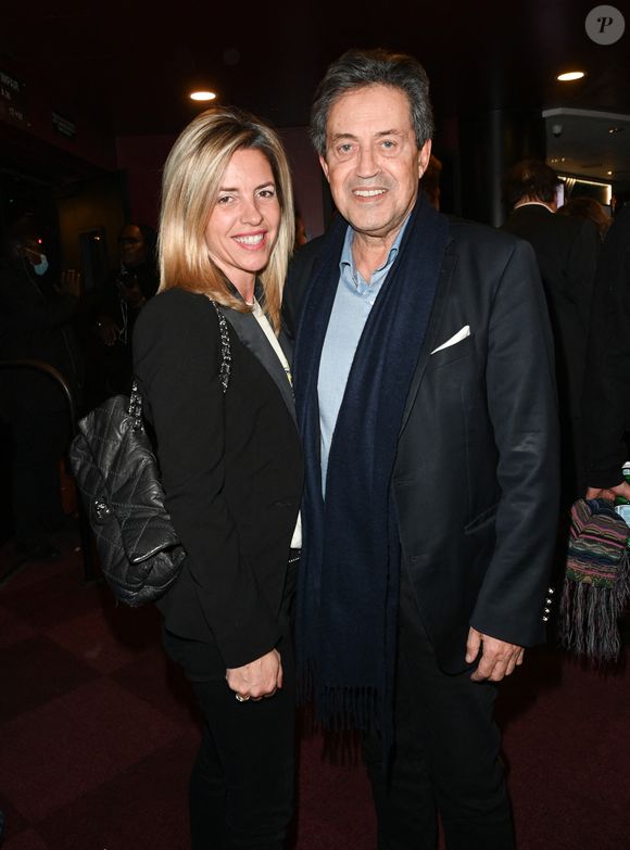 Exclusif - Georges Fenech, Julie Jenner - Backstage - Anne Roumanoff fête ses 35 ans de carrière avec le spectacle "Anne Roumanoff & Co s'amusent" à l'Olympia de Paris le 4 décembre 2022. © Coadic Guirec/Bestimage