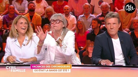 Christine Bravo, Valérie Bénaïm et Benjamin Castaldi lors de la première de la saison 2 de "Tout beau, tout neuf" ce lundi 31 août 2026.

Capture d'écran TBT9 / W9