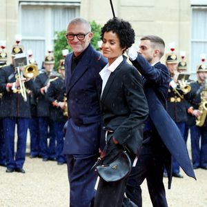 Vincent Cassel et sa compagne Narah Baptista - Arrivées des personnalités au dîner d’État en l’honneur du président brésilien et de sa femme au palais présidentiel de l’Élysée à Paris le 5 juin 2025.

© Jacovides / Moreau / Bestimage