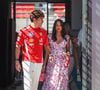 Aux côtés de Charles Leclerc et de leur teckel Léo, elle a attiré tous les regards sur le paddock.

Alexandra Leclerc, compagne de CHARLES LECLERC en compagnie de leur chien Leo Leclerc, samedi 25 juillet 2026, lors du Grand Prix de Hongrie de Formule 1. © Beata Zawrzel/ZUMA Press Wire / Bestimage)