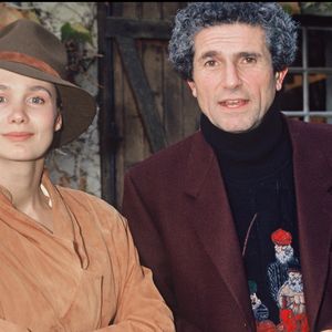 Marie Sophie L. et Claude Lelouch à Paris en 1989. ©Bestimage