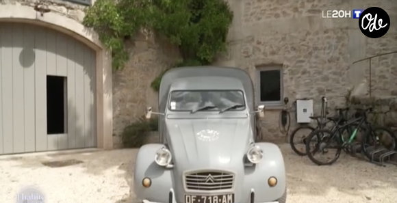 Image du château de Miraval appartenant à Brad Pitt dans le Sud de la France. Image de TF1.