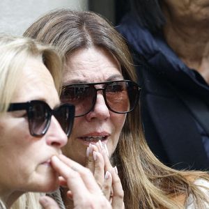 Estelle Lefébure, Veronika Loubry - Sorties des Obsèques de Constance de la Fontaine en l'église Notre-Dame-de-Grâce-de-Passy à Paris le 12 mai 2026. © Coadic Guirec - Julien Sarkissian / Bestimage