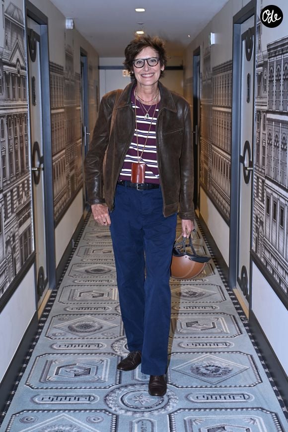 Exclusif - Ines de la Fressange - Soirée d'inauguration de l'hôtel "Le Magnifique" à Paris le 24 septembre 2026. Situé au 20 bis rue de la Gaité à Montparnasse, l'hôtel appartient à J. Blanc et a été décoré par V. Darré. © Rachid Bellak/Bestimage