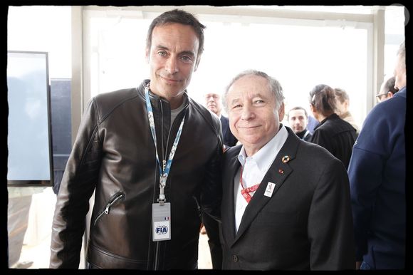 Jean Todt et Anthony Delon - Deuxième édition du Paris ePrix, comptant pour le championnat FIA de Formule E, autour des Invalides, à Paris le 20 mai 2017.
© Alain Guizard / Bestimage