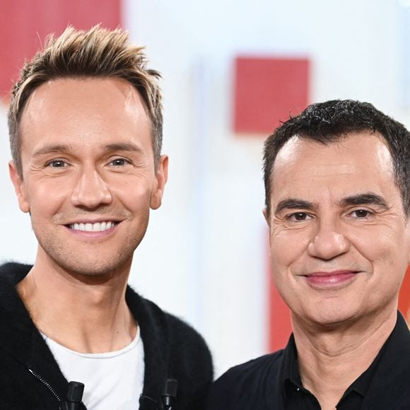Exclusif - Cyril Féraud et Laurent Luyat - Enregistrement de l'émission "Vivement dimanche" au studio Rive Gauche, présentée par M. Drucker le 19 novembre 2025, avec une diffusion sur France 3 le 28/12/2025. © Guillaume Gaffiot / Bestimage