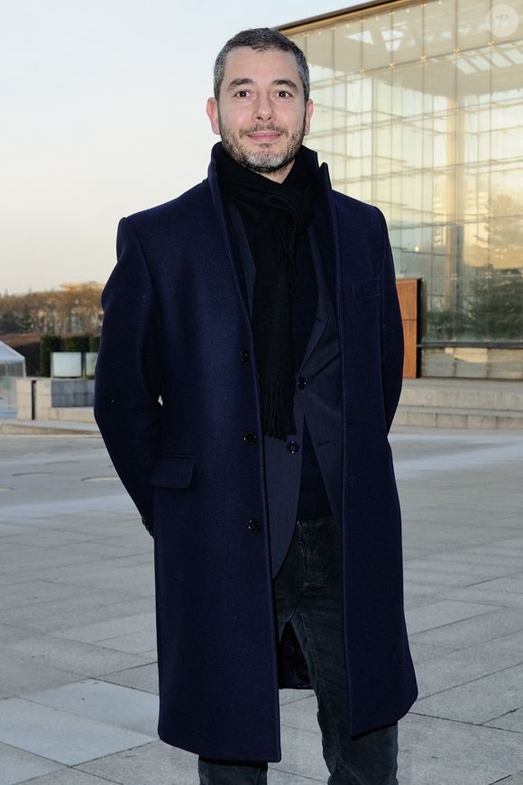 Ali Baddou arrivant à la présentation de la collection Louis Vuitton dans le cadre de la Fashion Week Paris Menswear Automne-Hiver 2016-2017 le 21 janvier 2016 à Paris, France. Photo by Aurore Marechal/ABACAPRESS.COM