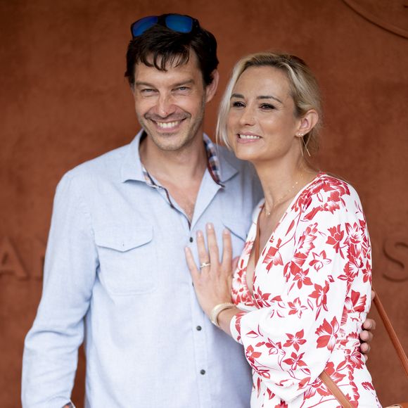 Elodie Gossuin et son mari Bertrand Lacherie au village lors des internationaux de France à Roland Garros le 12 juin 2021.

© JB Autissier / Panoramic / Bestimage