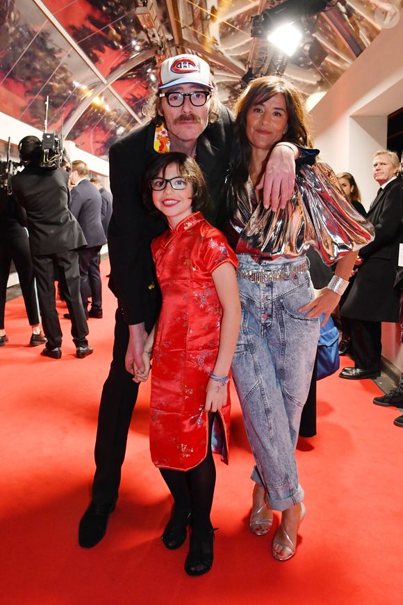 Philippe Rebbot, son ex-compagne Romane Bohringer et leur fille Rose - Arrivées et sorties de la 44ème cérémonie des César à la salle Pleyel à Paris. Le 22 février 2019 © Stéphane Kossman / Bestimage