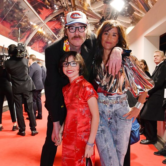 Philippe Rebbot, son ex-compagne Romane Bohringer et leur fille Rose - Arrivées et sorties de la 44ème cérémonie des César à la salle Pleyel à Paris. Le 22 février 2019 © Stéphane Kossman / Bestimage