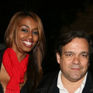 Didier Bourdon et sa compagne Marie Sandra assistent à la soirée Canal Plus lors du 61ème Festival de Cannes à Cannes, France, le 16 mai 2008. Photo Denis Guignebourg/ABACAPRESS.COM
