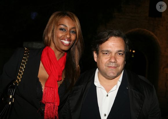 Didier Bourdon et sa compagne Marie Sandra assistent à la soirée Canal Plus lors du 61ème Festival de Cannes à Cannes, France, le 16 mai 2008. Photo Denis Guignebourg/ABACAPRESS.COM
