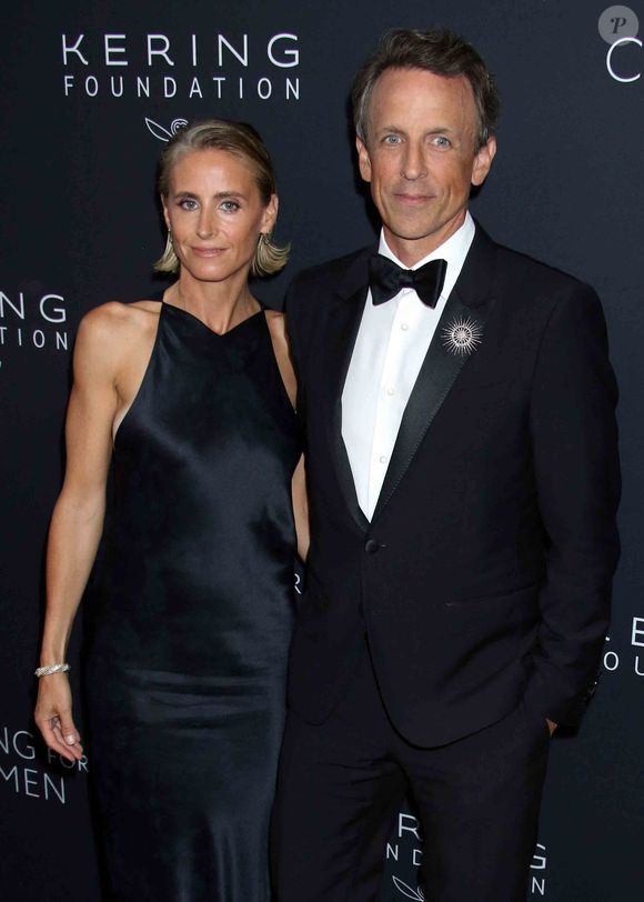 Alexi Ashe et Seth Meyers au dîner Caring for Women de la Fondation Kering le 11 septembre 2025, New York © PPS/Bestimagee