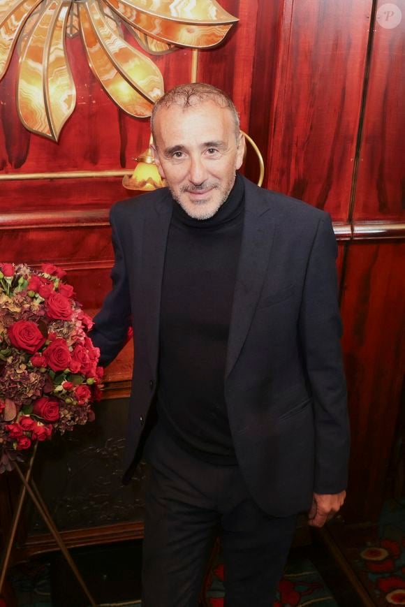 Elie Semoun lors de la soirée Omar Harfouch "Dîner chez Maxim's" à Paris le 9 octobre 2024.
Le dîner organisé par O.Harfouch était pour remercier les célébrités venues à son magnifique concert “Concerto pour la paix”, au théâtre des Champs Elysées le 18 septembre 2024.


© Perusseau / Tribeca / Bestimage