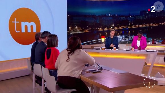 Damien Thévenot présente "Télématin" avec Johanna  Ghiglia en l'absence de Maya Lauqué.