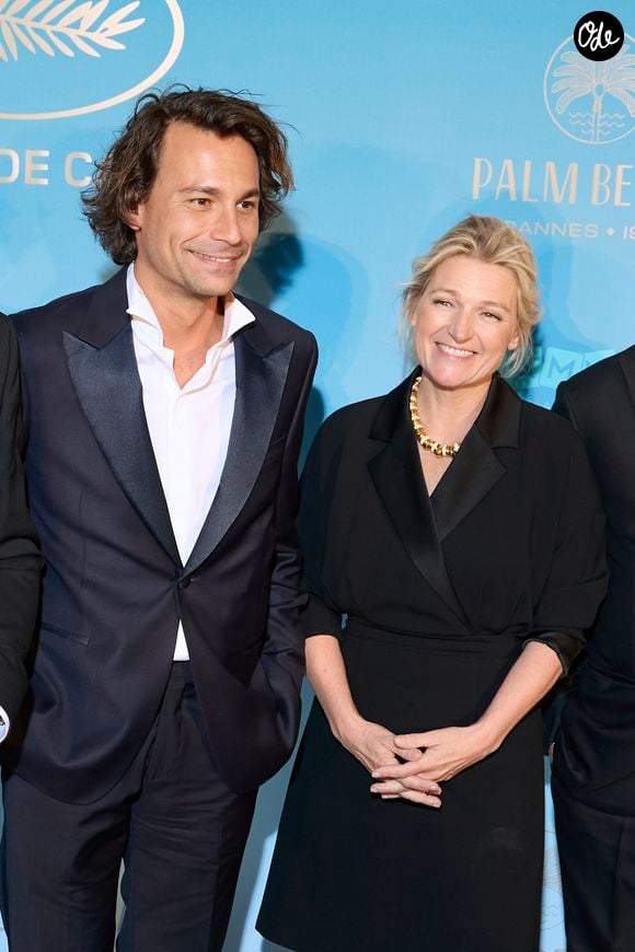 Bertrand Chameroy et Anne-Elisabeth Lemoine au photocall du dîner d'ouverture du 77ème Festival International du Film de Cannes, au Carlton, le 14 mai 2024.

© Borde-Jacovides-Moreau / Bestimage