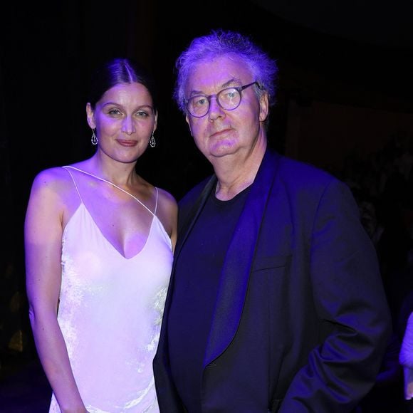 Laetitia Casta, présidente du jury, Dominique Besnehard - Cérémonie de clôture de la 16ème édition du festival du film francophone (FFA) de Angoulême le 27 aout 2023. © Coadic Guirec/Bestimage