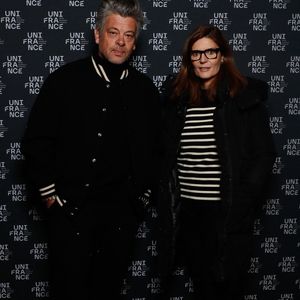Benjamin Biolay et Chiara Mastroianni - Photocall de la cérémonie de remise du prix "French Cinema Award" à M.Poupaud au Ministère de la Culture et de la Communication à Paris. Le 18 janvier 2024. 
© Christophe Clovis / Bestimage
