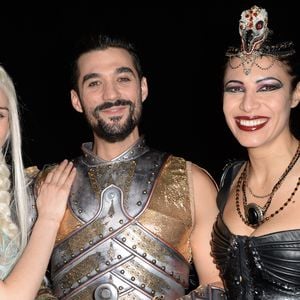 Camille Lou, Florent Mothe et Zaho lors de la dernière représentation parisienne de "La légende du roi Arthur" au Palais des Congrès à Paris, le 16 janvier 2016, avant une tournée dans toute la France courant 2016. © Veeren/Bestimage
