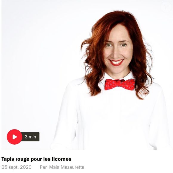 Photo provenant du compte Instagram de Maïa Mazaurette.