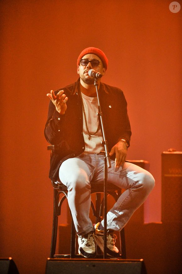Exclusif - Ben l'Oncle Soul - Concert solidaire "Ensemble à l'Olympia" avec l'association Elisecare, au profit des enfants de la guerre, à Paris.
© Guirec-Gaffiot / Bestimage