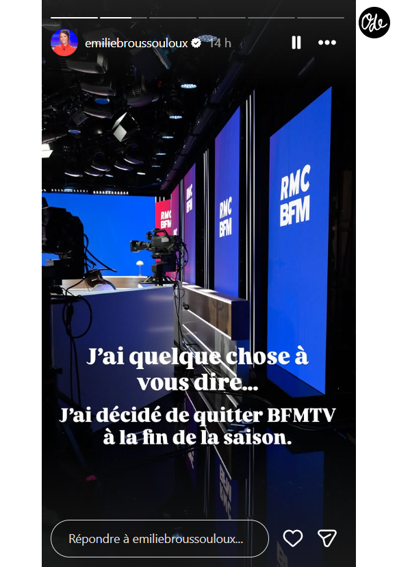 Emilie Broussouloux sur Instagram