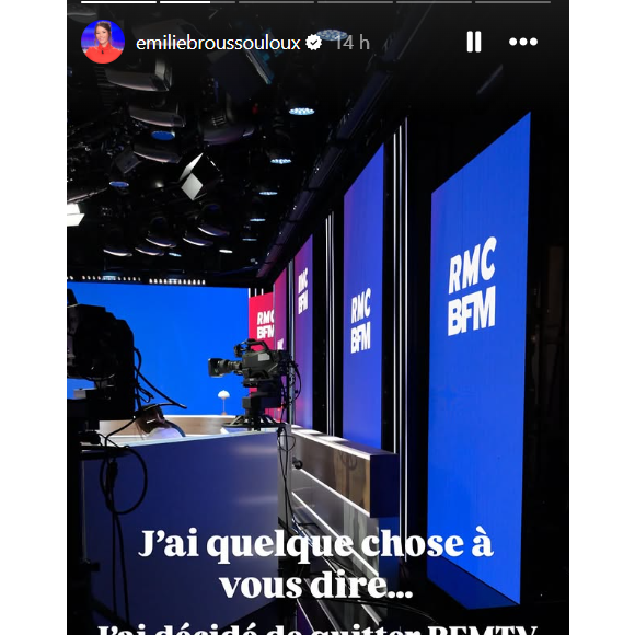 Emilie Broussouloux sur Instagram
