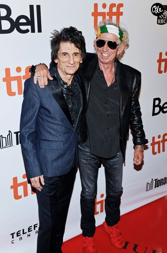 Ron Wood et Keith Richards à la première de ''The Rolling Stones Ole Ole Ole!: A Trip Across Latin America'' au festival international du film de Toronto le 16 septembre 2016.
© Brent Perniac/AdMedia via ZUMA Wire / Bestimage