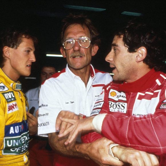 Michael SCHUMACHER / Ayrton SENNA - 15.07.1992 - Grand Prix Hockenheim - Allemagne Photo by Hoch Zwei / Icon Sport/ABACAPRESS.COM