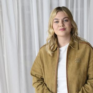 Portrait de la chanteuse française Louane (Louane Emera) lors de l'événement promotionnel le plus important et le plus attendu de l'Eurovision à AFAS Live à Amsterdam. Amsterdam, Pays-Bas, le 5 avril 2025. Photo by Bruno Press/ABACAPRESS.COM
