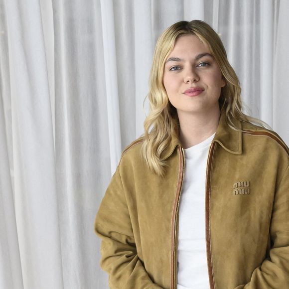 Portrait de la chanteuse française Louane (Louane Emera) lors de l'événement promotionnel le plus important et le plus attendu de l'Eurovision à AFAS Live à Amsterdam. Amsterdam, Pays-Bas, le 5 avril 2025. Photo by Bruno Press/ABACAPRESS.COM
