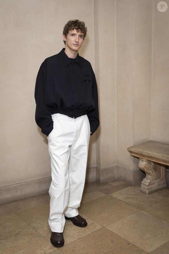 Aliocha Schneider  - Photocall du défilé Jacquemus au 51 rue Raynouard lors de la Fashion Week Masculine prêt-à-porter Automne/Hiver 2025-2026 à Paris, le 26 janvier 2025. 
© Olivier Borde / Bestimage