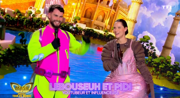 Lebouseuh était le requin-marteau et Pidi le morse dans Mask Singer 2026 - capture d'écran TF1