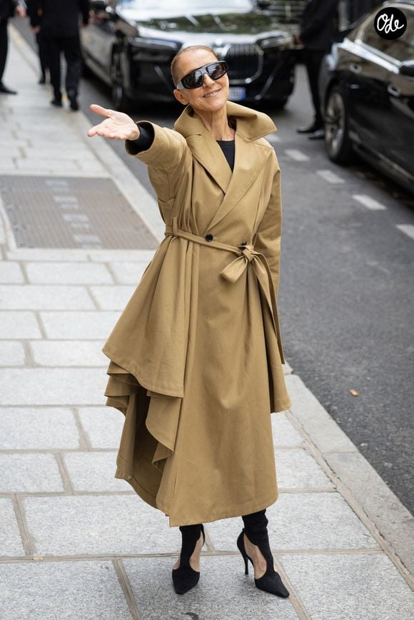 La chanteuse est apparue devant le "Royal Monceau" dans un total look signé Alaïa.

Céline Dion acclamée par ses fans à son arrivée au palace Royal Monceau à Paris, le 28 août 2026. Photo par CYRIL MOREAU / BESTIMAGE