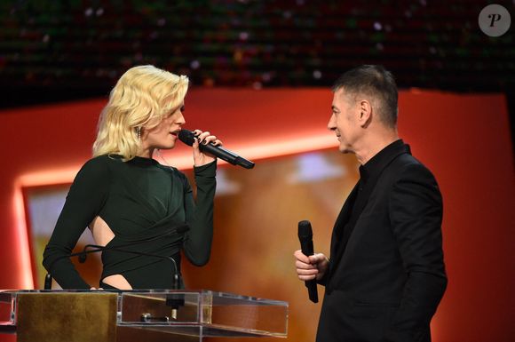 Cécile Cassel et Etienne Daho assistant à la 39e cérémonie annuelle des César du cinéma qui s'est tenue au Théâtre du Chatelet à Paris, France, le 20 février 2015. Photo Bernard-Briquet-Gouhier/ABACAPRESS.COM
