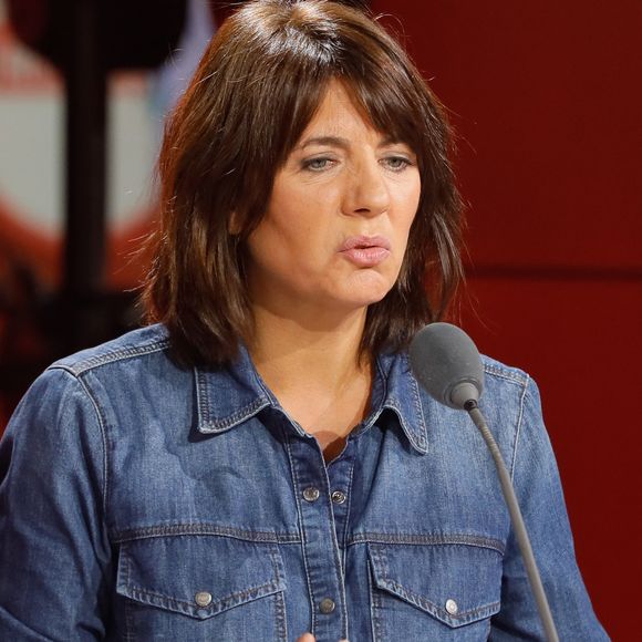 Estelle Denis - Conférence de presse de rentrée de RMC / RMC Sport saison 2021/2022 à l'Altice Campus à Paris, France, le 30 août 2021. © Christophe Clovis / Bestimage