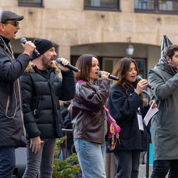 Les derniers préparatifs à Ajaccio à la veille de l'arrivée du Pape François. L'île de beauté se prépare à accueillir un Pape pour la première fois de son histoire ! Patrick Fiori, Alizée, Christophe Modoloni, Jean Charles Papi, Francine Massiani Ajaccio, Corse, France, le 14 décembre 2024. Shootpix/ABACAPRESS.COM