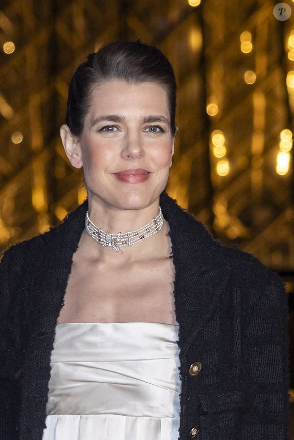 Charlotte Casiraghi - Photo Call du « Le Grand Diner du Louvre « lors de la Fashion Week  à Paris le 5 mars 2025. © Olivier Borde /Bestimage