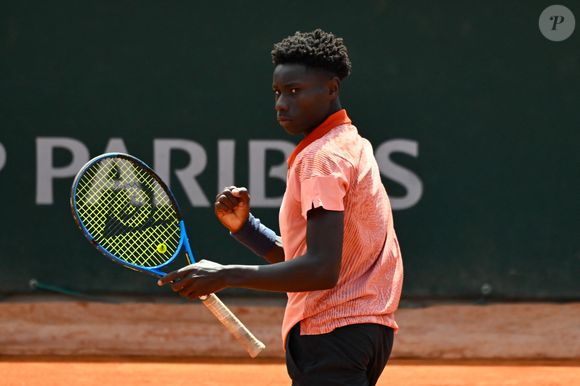 Moise Kouame ( FRA ) célèbre pendant les Internationaux de France 2024 à Roland Garros le 6 juin 2024 à Paris, France. Federico Pestellini/Panoramic/Bestimage