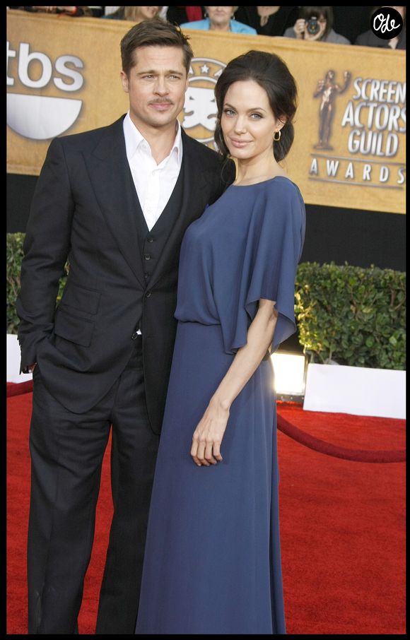 Brad Pitt, Angelina Jolie - 15e cérémonie annuelle des Screen Actors Guild Awards au Shrine Auditorium de Los Angeles, à Los Angeles, le 25 janvier 2009. © Alain Rolland/ Maxima Prod/ Bestimage