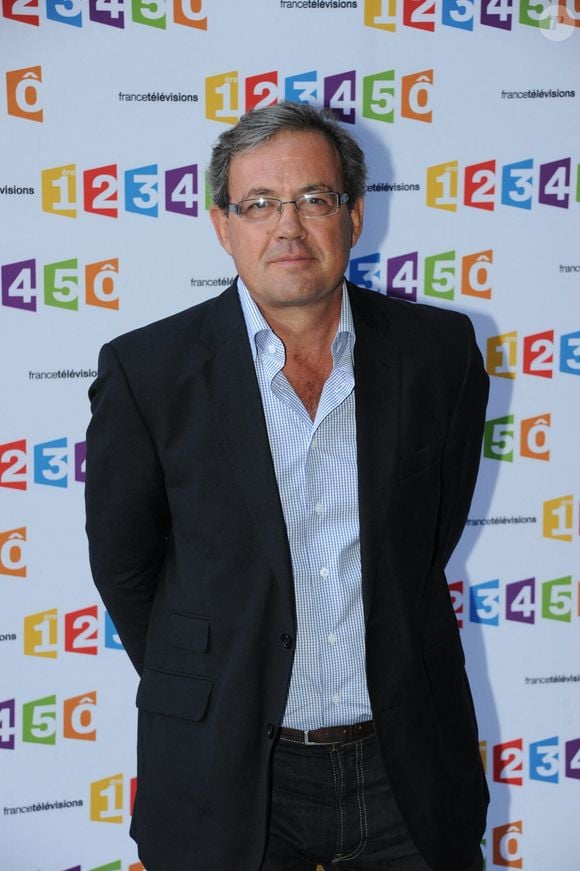 Benoit Duquesne lors de la conférence de presse de France Télévision qui s'est tenue à Paris, France, le 28 août 2012. Photo by Laurene Favier/ABACAPRESS.COM