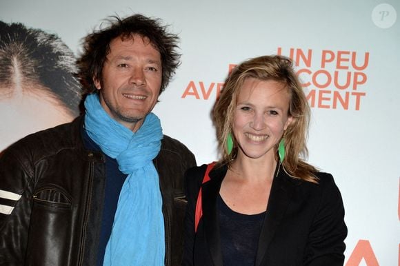 Bruno Debrandt et Marie Kremer assistant à la première d'Un Peu, Beaucoup, Aveuglement au Cinéma Gaumont Opéra à Paris, France le 4 mai 2015. Photo by Nicolas Briquet/ABACAPRESS.COM