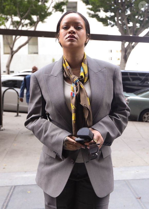 Exclusif - Rihanna au tribunal de Los Angeles le 7 février 2025. Backgrid USA / Bestimage