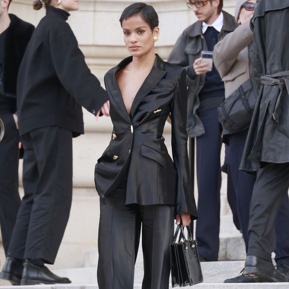 Narah Baptista lors du défilé Schiaparelli « Collection Haute Couture Printemps/Été 2026 » à l'occasion de la Fashion Week de Paris, le 26 janvier 2026

© Christophe Aubert via Bestimage