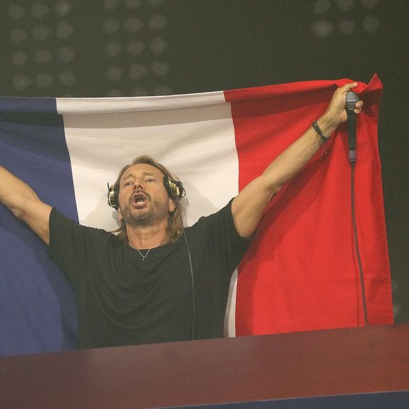 Bob Sinclar (DJ) au Club France porte de la Villette lors des Jeux Olympiques (JO) de Paris 2024, à Paris, France, le 27 juillet 2024. © Jonathan Rebboah/Panoramic/Besztimage