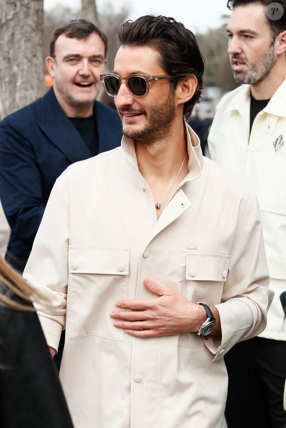 Pierre Niney au défilé Lacoste "Collection Prêt-à-Porter Automne/Hiver 2025-2026" lors de la Fashion Week de Paris (PFW), le 9 mars 2025

© Christophe Clovis / Bestimage